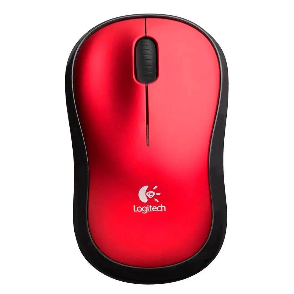 Mouse Sem Fio Logitech M185 Vermelho - 910-003635 Truedata